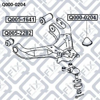 Відбійник переднього амортизатора Q-FIX Q000-0204