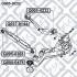 САЙЛЕНТБЛОК ЗАДН ПОПЕРЕЧ ВАЖІЛЯ NISSAN QASHQAI J10 Q-FIX Q0050232 (фото 3)