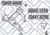 САЙЛЕНТБЛОК ПЕРЕДНИЙ ПЕРЕД ВАЖИЛЯ PEUGEOT BOXER III Q-FIX Q0050869 (фото 3)