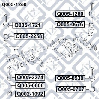 Подушка підрамника Q-FIX Q005-1260