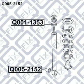 Сайлентблок Q-FIX Q0052152