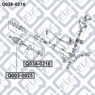 Тяга рульова Q-FIX Q038-0216 (фото 1)