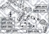 ОПОРА ШАРОВАЯ ЗАДН ВЕРХН ВАЖИЛЯ NISSAN PATHFINDER Q-FIX Q0410230 (фото 4)