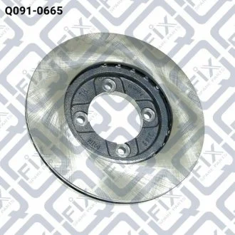 ДИСК ТОРМОЗНОЙ ПЕРЕДНИЙ Q-FIX Q0910665
