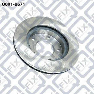 ДИСК ТОРМОЗНОЙ ПЕРЕДНИЙ Q-FIX Q0910671