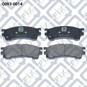Колодки гальм MAZDA 626 GE 91- MAZDA MX-6 Q-FIX Q0930014