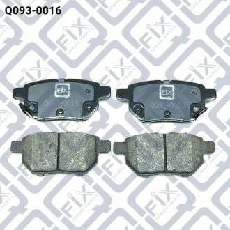 Колодки тормозов ЗАДН ДИСК TOYOTA AURIS 07-/IQ 09-/ Q-FIX Q0930016
