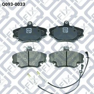 Колодки гальмові передні дискові Q-FIX Q0930033