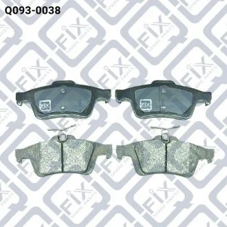 Колодки тормозные дисковые задн Q-FIX Q0930038