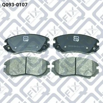 Колодки тормозов HYUNDAI SONATA (EF) 01.04-0 Q-FIX Q0930107