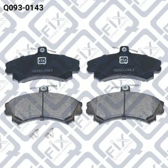 Колодки тормозные передние Q-FIX Q0930143