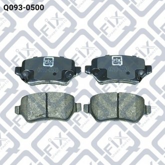Колодки тормозные задн. Q-FIX Q0930500