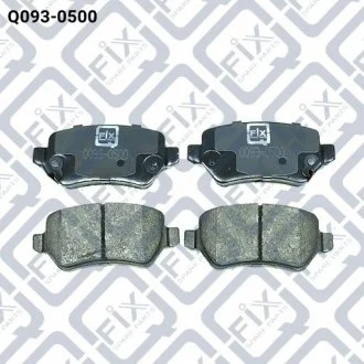 Колодки тормозные задн. Q-FIX Q0930500