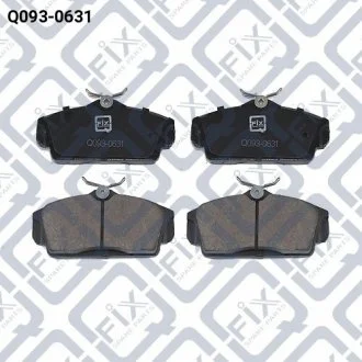 КОЛОДКИ ТОРМОЗНЫЕ ПЕРЕДНИЕ ДИСКОВЫЕ Q-FIX Q0930631 (фото 1)