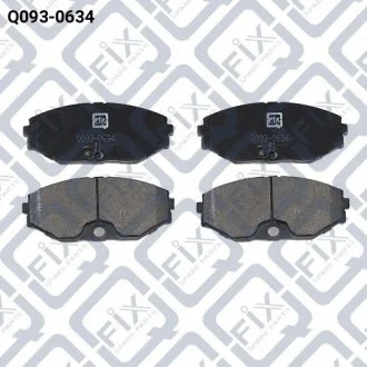 КОЛОДКИ ТОРМОЗНЫЕ ПЕРЕДНИЕ ДИСКОВЫЕ Q-FIX Q0930634 (фото 1)