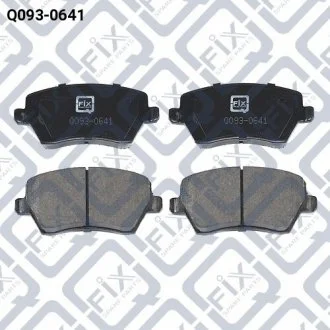 Тормозные колодки передние Q-FIX Q0930641