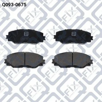 Колодки тормозные передние Q-FIX Q0930675