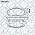 Колодки тормозов MITSUBISHI LANCER IX GALANT Q-FIX Q0930821 (фото 3)