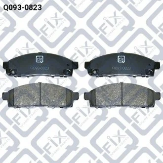 Колодки гальмові передні дискові Q-FIX Q0930823