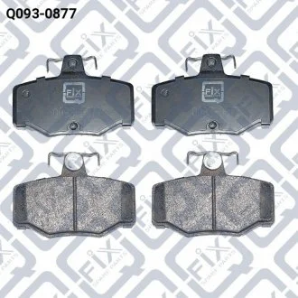 КОЛОДКИ ТОРМОЗНЫЕ ЗАДНИЕ ДИСКОВЫЕ Q-FIX Q0930877