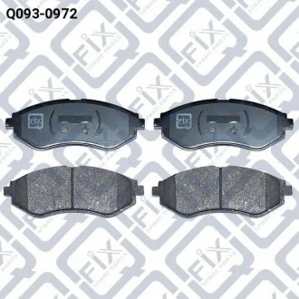 КОЛОДКИ ТОРМОЗНЫЕ ПЕРЕДНИЕ ДИСКОВЫЕ Q-FIX Q0930972