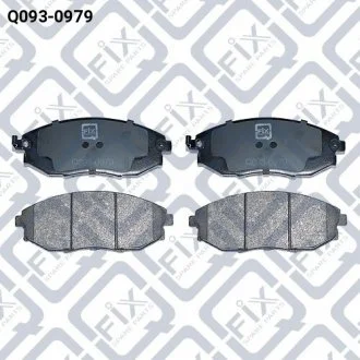 Колодки гальмівні передні Q-FIX Q0930979