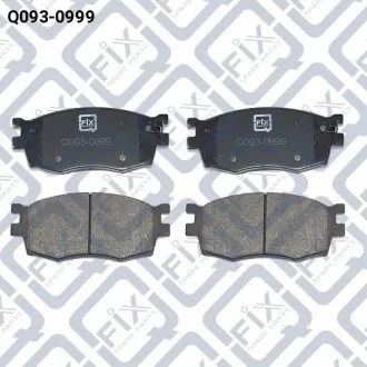 Колодки тормозов RIO III 04.07-/ACCENT 06- Q-FIX Q0930999