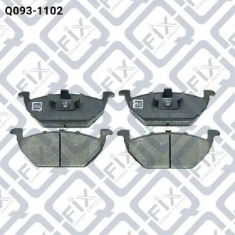 Колодки гальмові передні дискові Q-FIX Q0931102