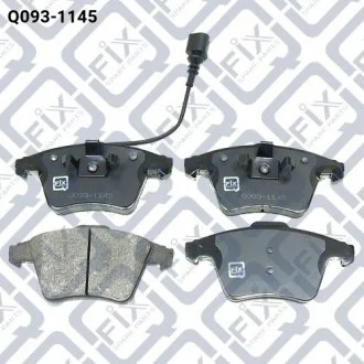 Колодки тормозные передние Q-FIX Q0931145