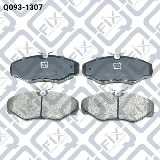 Колодки гальмові передні дискові Q-FIX Q0931307