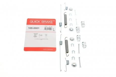 Р/к барабанних гальм. колодок QUICK BRAKE 105-0001