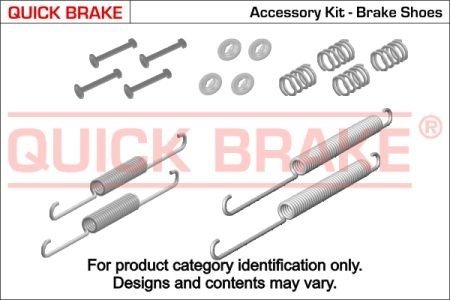 Пружинки колодок ручника Peugeot 106 QUICK BRAKE 105-0650 (фото 1)