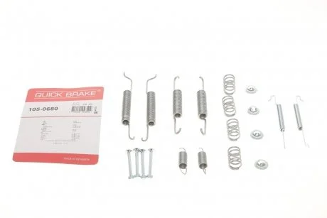 Монтажний комплект барабанних колодок QUICK BRAKE 105-0680