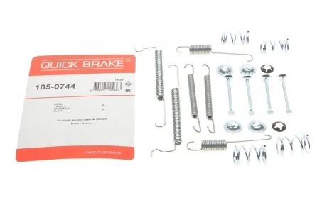 Рем-кт задніх колодок Es/Ne/Nu/QB QUICK BRAKE 105-0744