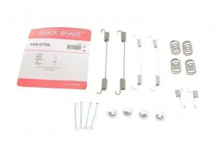 К-кт уст. колодкі гальм. З Peugeot 406 D228.6X40 Bendix 09/9 QUICK BRAKE 105-0750