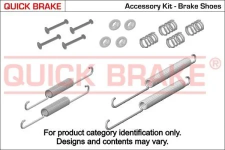 Р/к барабанних гальм. колодок QUICK BRAKE 105-0787 (фото 1)