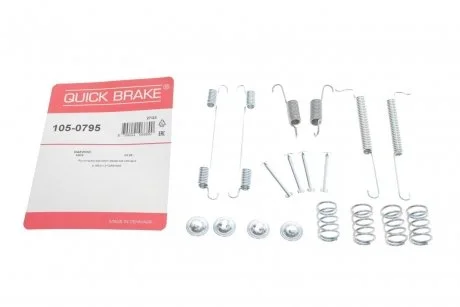 Рем-кт задних колодок Matiz/QB QUICK BRAKE 105-0795