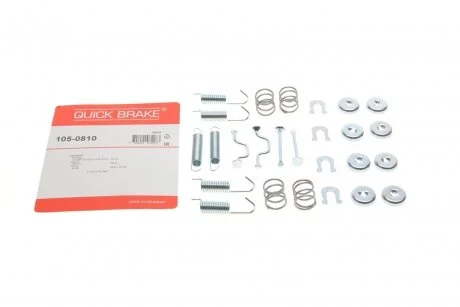 Р/к барабанных тормозов. колодок QUICK BRAKE 105-0810