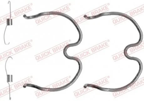 Фото комплект для монтажу гальмівних колодок QUICK BRAKE 1050837 Комплект для монтажу гальмівних колодок QUICK BRAKE 1050837