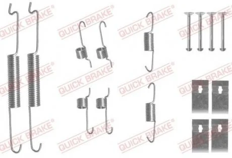 Комплект для монтажу гальмівних колодок QUICK BRAKE 105-0863