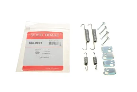 Р/к барабанних гальм. колодок QUICK BRAKE 105-0881