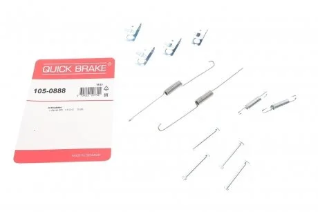 Монтажный комплект барабанных колодок QUICK BRAKE 105-0888