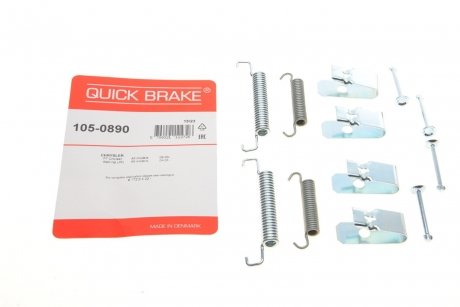Монтажний комплект колодки QUICK BRAKE 105-0890 (фото 1)