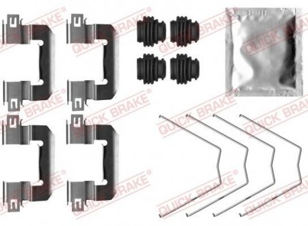 ZESTAW INST KLOC HAM QB109-0064 HYUNDAI I30 PRZ?D /BLASZKI MANDO/ QUICK BRAKE 109-0064