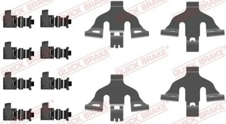 Монтажний компл.,гальм.колодки QUICK BRAKE 109-0092