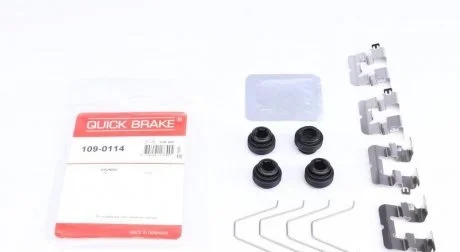 Фото монтажний компл.,гальм.колодки QUICK BRAKE 109-0114 Монтажний компл.,гальм.колодки QUICK BRAKE 109-0114