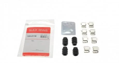 Фото монтажний компл.,гальм.колодки QUICK BRAKE 109-0119 Монтажний компл.,гальм.колодки QUICK BRAKE 109-0119