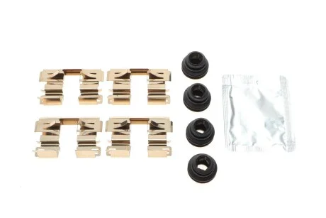 Фото 1 - комплект прижимних планок гальмівного супорту QUICK BRAKE 109-0186 Комплект прижимних планок гальмівного супорту QUICK BRAKE 109-0186 (фото 1)