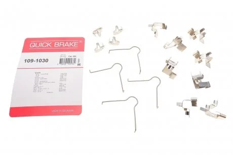 Р/к дисковых тормозов. колодок QUICK BRAKE 109-1030