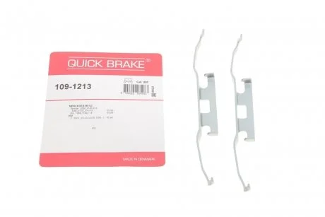 Пластинка притискна колодок гальмівних MERCEDES SPRINTER, VITO; VW LT 96-2006 QUICK BRAKE 109-1213